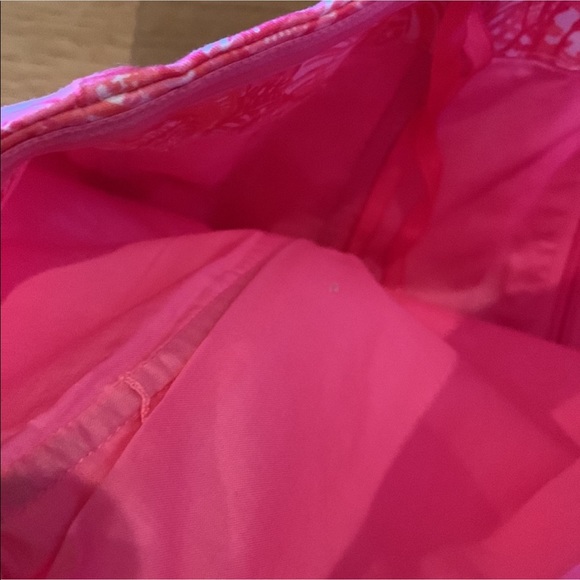 Vineyard Vines structured pink shell dress with ribbing - Picture 11 of 13